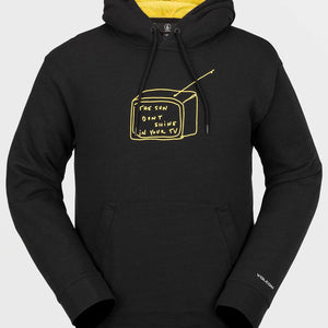 D.I. Fleece Men's Snow Pullover (Black) S2AS