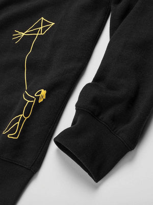 D.I. Fleece Men's Snow Pullover (Black) S2AS