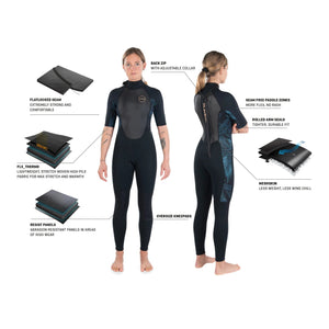 Dakine Quantum 2/2m Back-Zip SS Women's Wetsuit S2AS