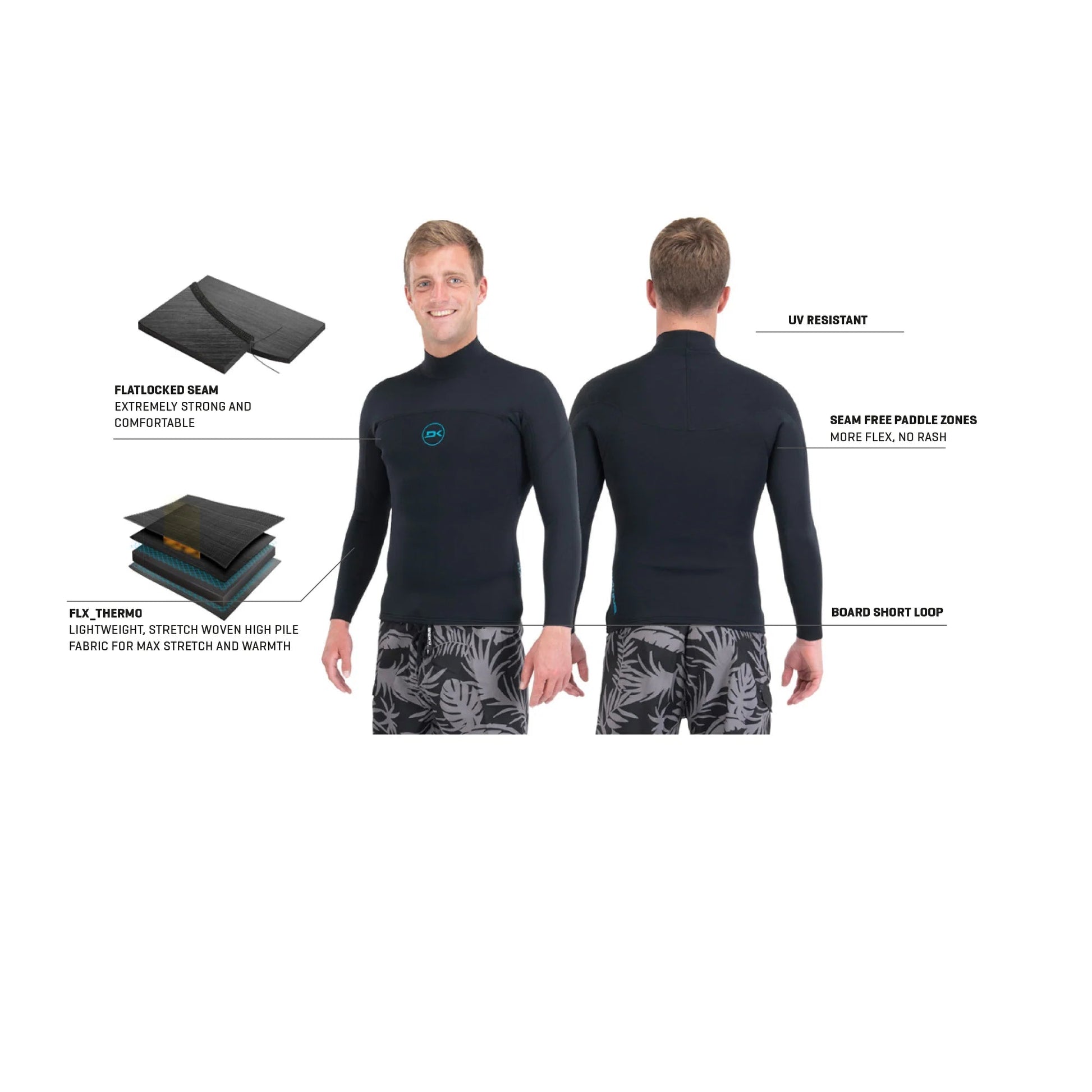 Dakine QUANTUM WETSUIT JACKET 2/1MM S2AS