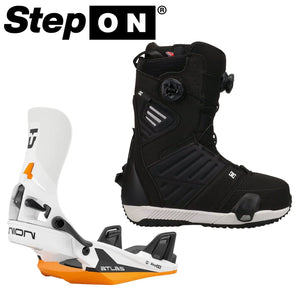 DC Judge + Union Step-On Bindings Snowboard Package DC