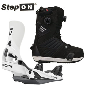 DC Judge + Union Step-On Bindings Snowboard Package DC