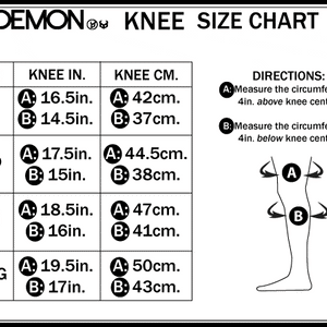 Demon Knee Soft Cap Pro Snowboarding Knee Pad S2AS