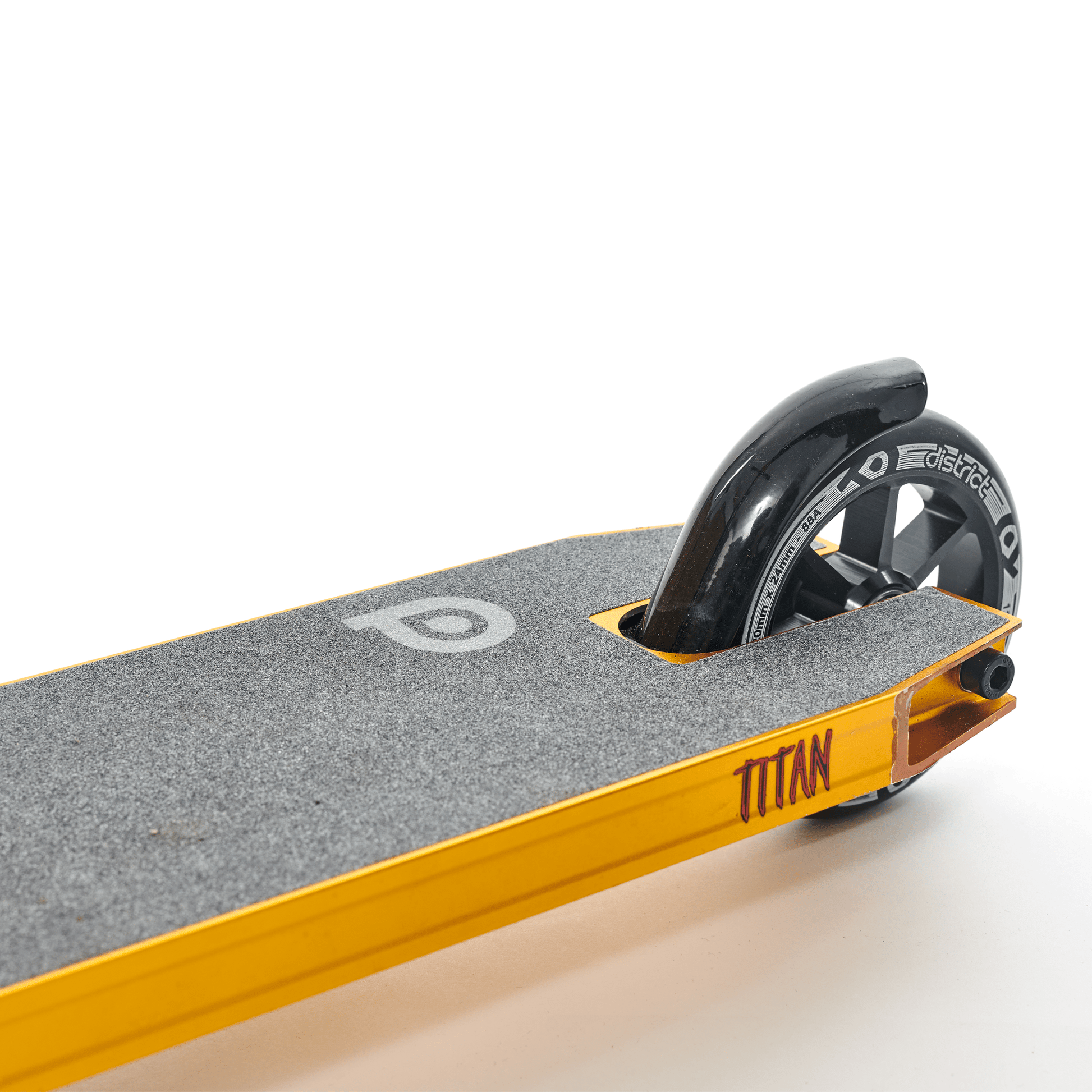 District Titan Complete Scooter - Ano Gold / Black S2AS