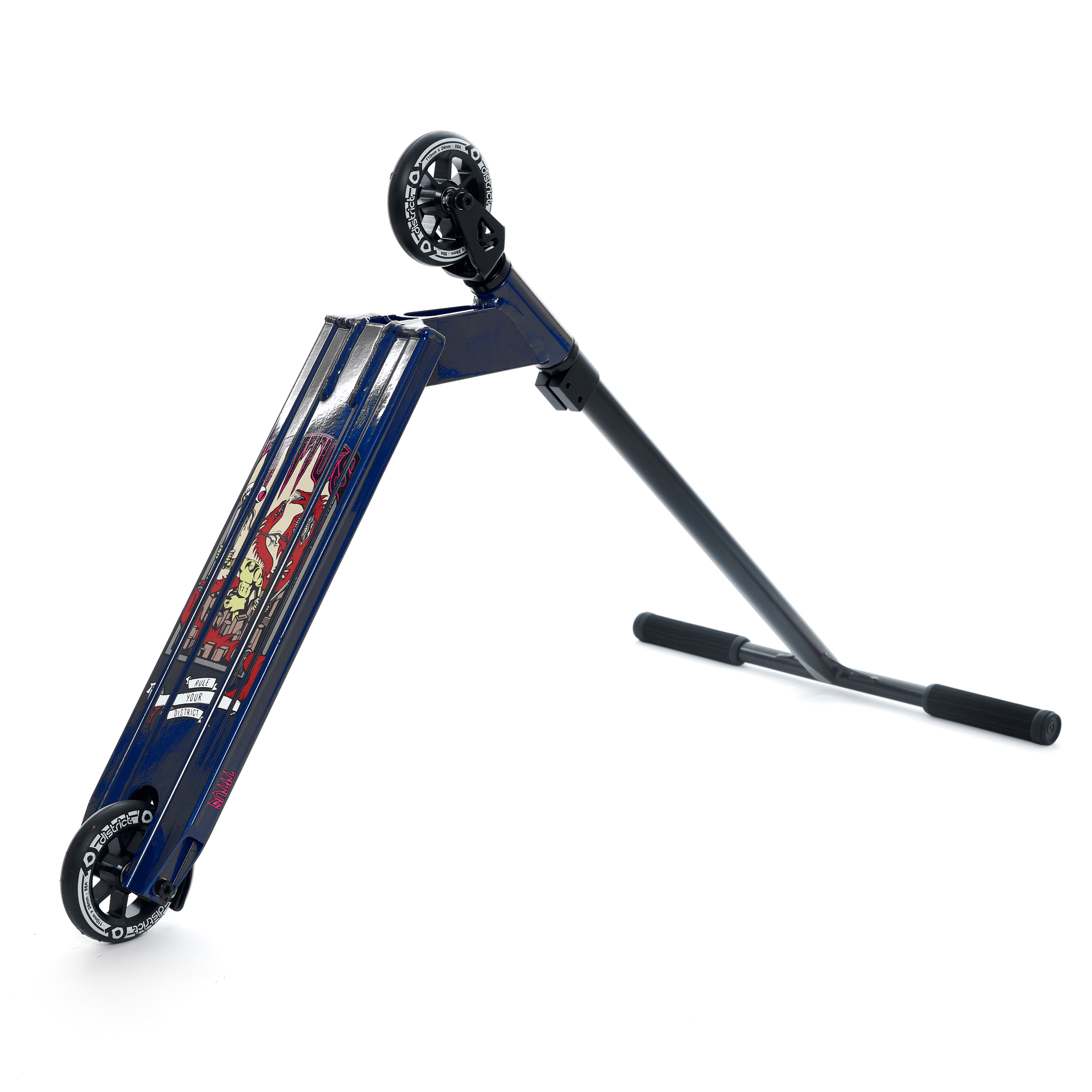 District Titus Complete Scooter - Gloss Blue / Black S2AS