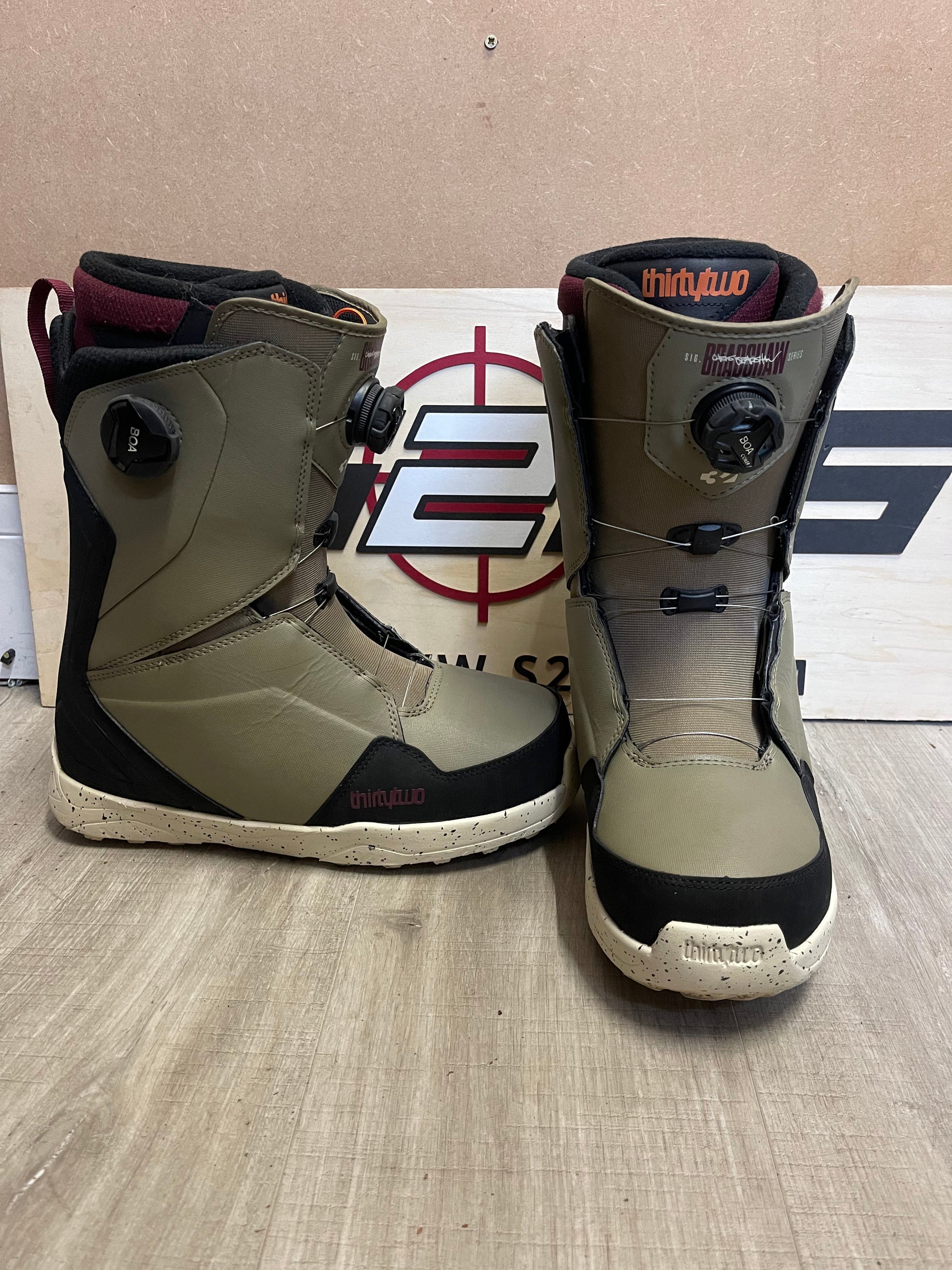 Ex-Display ThirtyTwo Lashed Double Boa Snowboard Boots S2AS