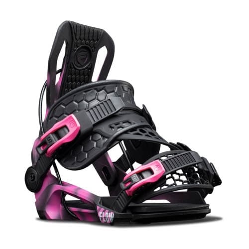 Flow Fenix Plus Hybrid (Magneta Burst) Snowboard Bindings S2AS