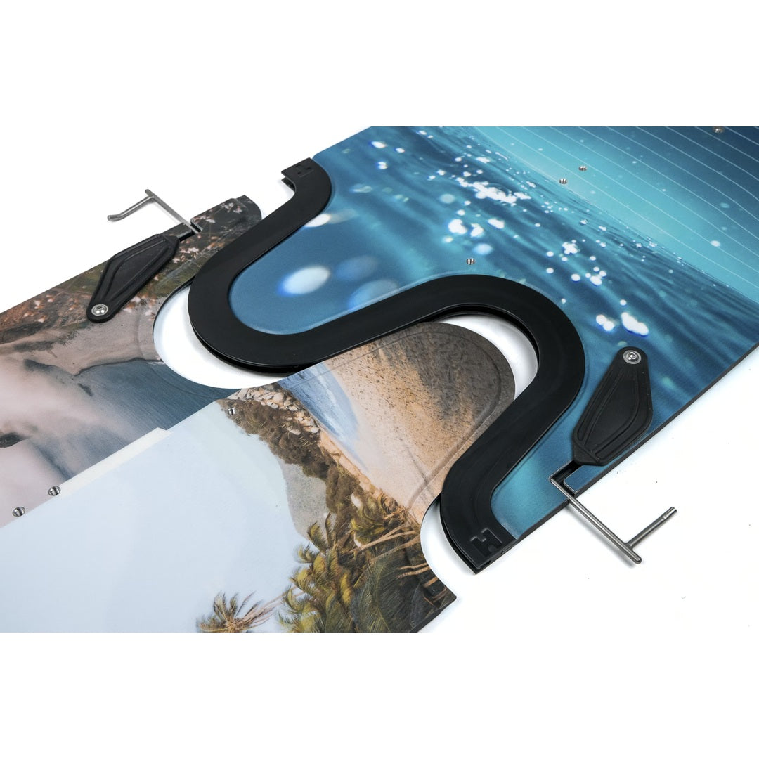 Flysurfer TRIP 3 Travel Split Kiteboard – genuine riding and construction detail 8