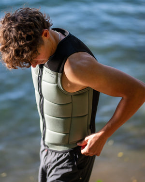 Follow Section Mens Impact Vest - Black/Petina Follow