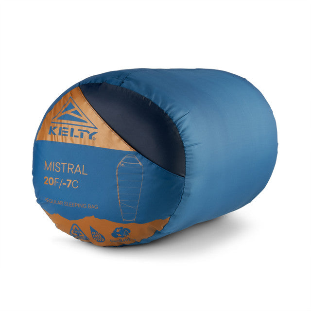 Kelty Mistral 20°F Sleeping Bag – Warm, Synthetic Sleeping Bag for 3 Seasons