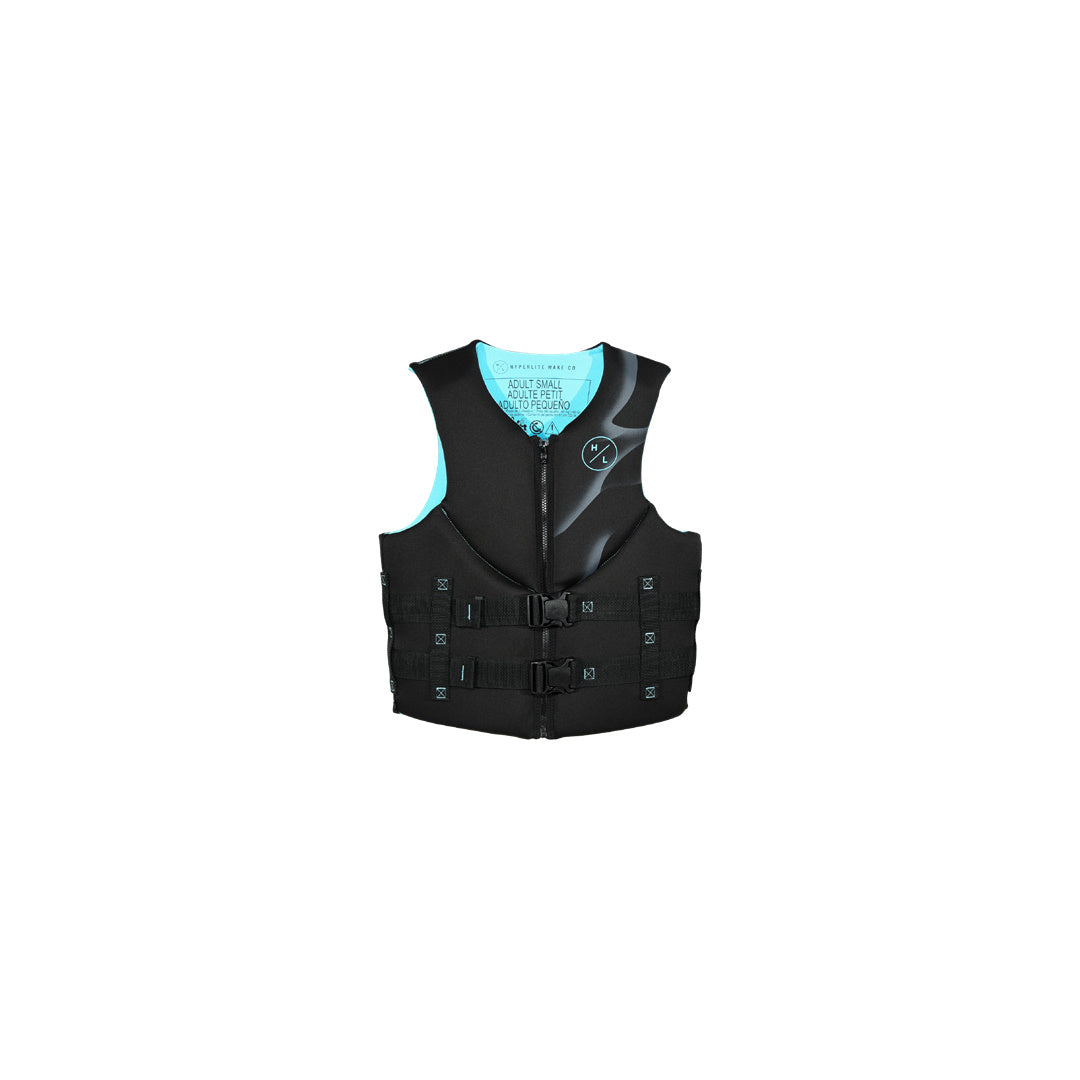 2027 Hyperlite HL Wmns Indy HRM Neo Vest Hawaiian Blue product image on white background