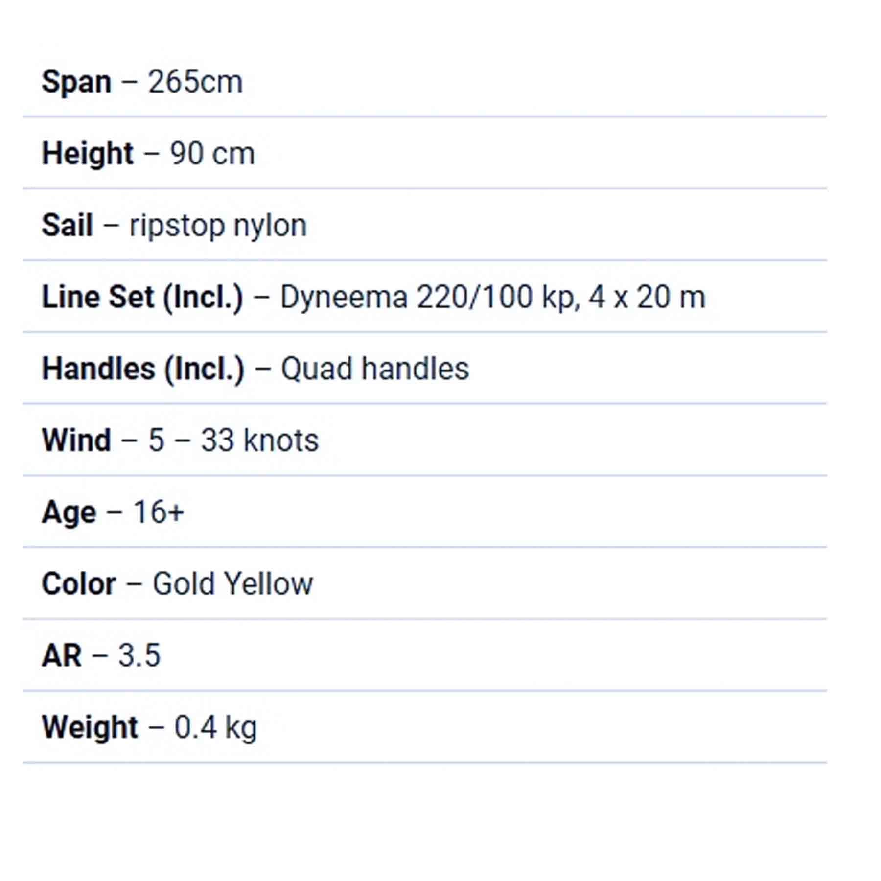 HQ Kites Beamer Handle Kite S2AS