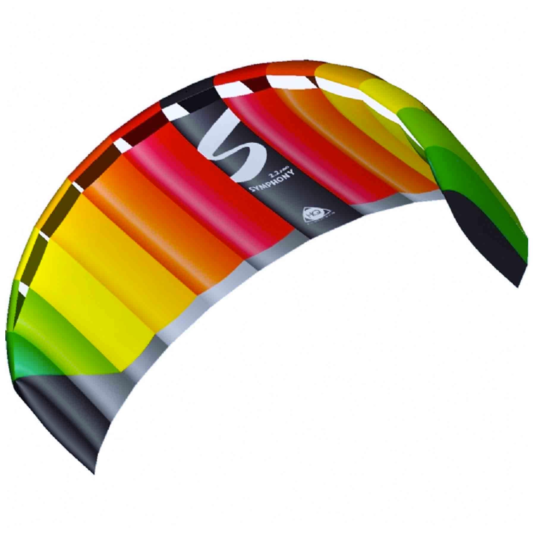 HQ Kites Symphony Pro Kite (Rainbow) S2AS