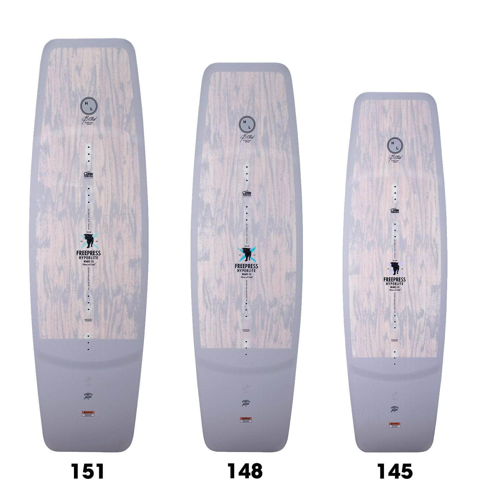 Hyperlite Freepress Jb O’neill Signature Cable Wakeboard 2023 S2AS