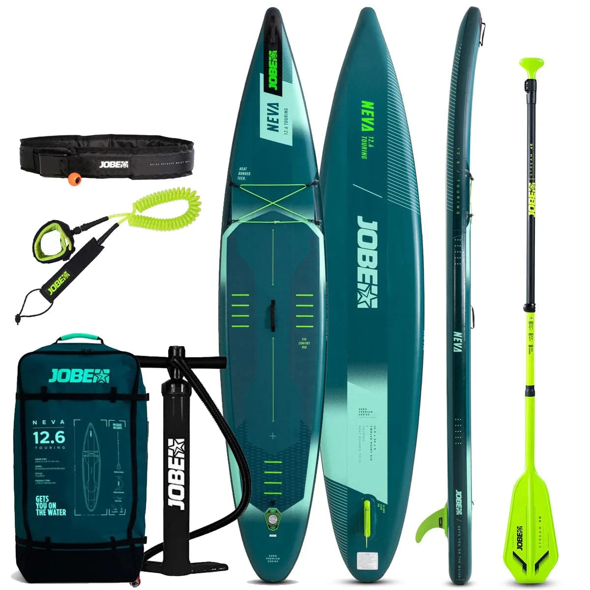 Jobe Aero Neva PREMIUM SUP Board 12.6 Package Jobe