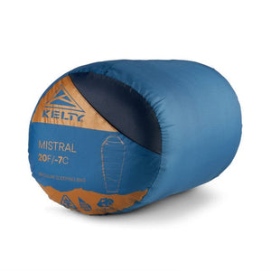Kelty Mistral 20°F Sleeping Bag – Warm, Synthetic Sleeping Bag for 3 Seasons Kelty