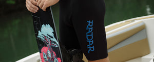 2027 Radar Long Sleeve Shorty 2mm Back Zip Wetsuit - Black