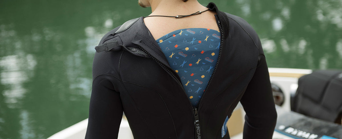 2027 Radar Long Sleeve Shorty 2mm Back Zip Wetsuit - Black