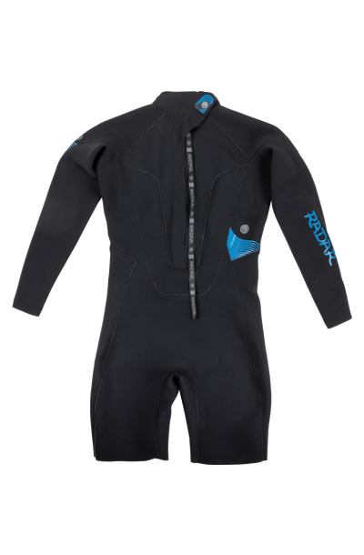 Long Sleeve Shorty - 2MM - Back Zip - Black - 2026 Radar