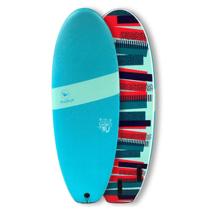 Mobyk 4'10 Twintype Softboard - Blue Curacao S2AS