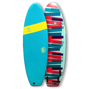 Mobyk 5'4 Bullet Softboard - Turquoise S2AS