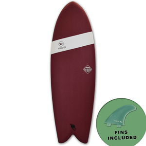 Mobyk 5'8 Old School Softboard - Stout S2AS