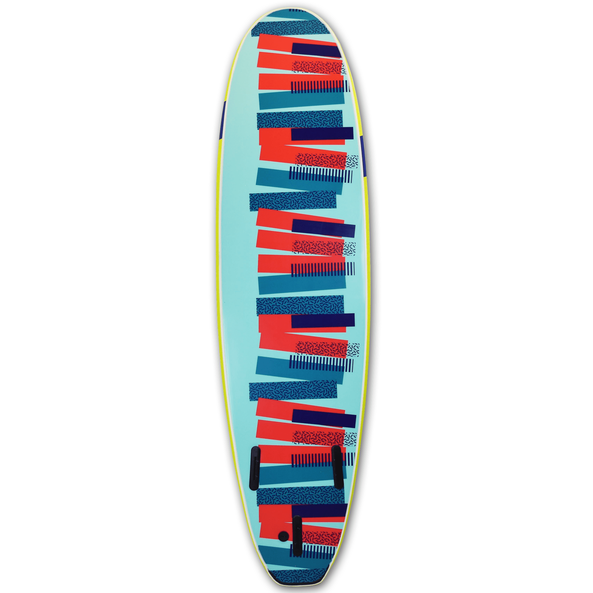 Mobyk 7'0 Classic Long Softboard - Electric Lemon S2AS