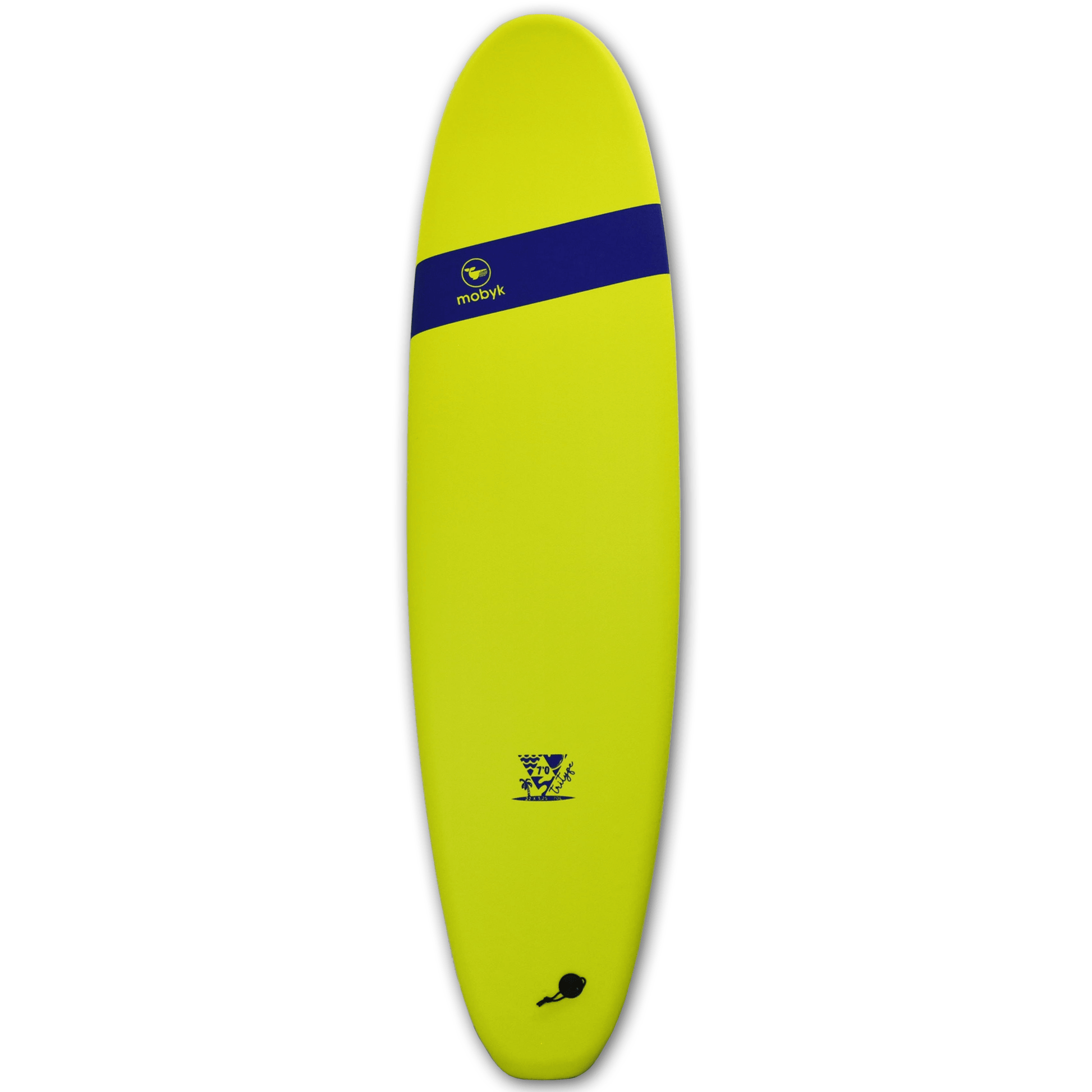 Mobyk 7'0 Classic Long Softboard - Electric Lemon S2AS