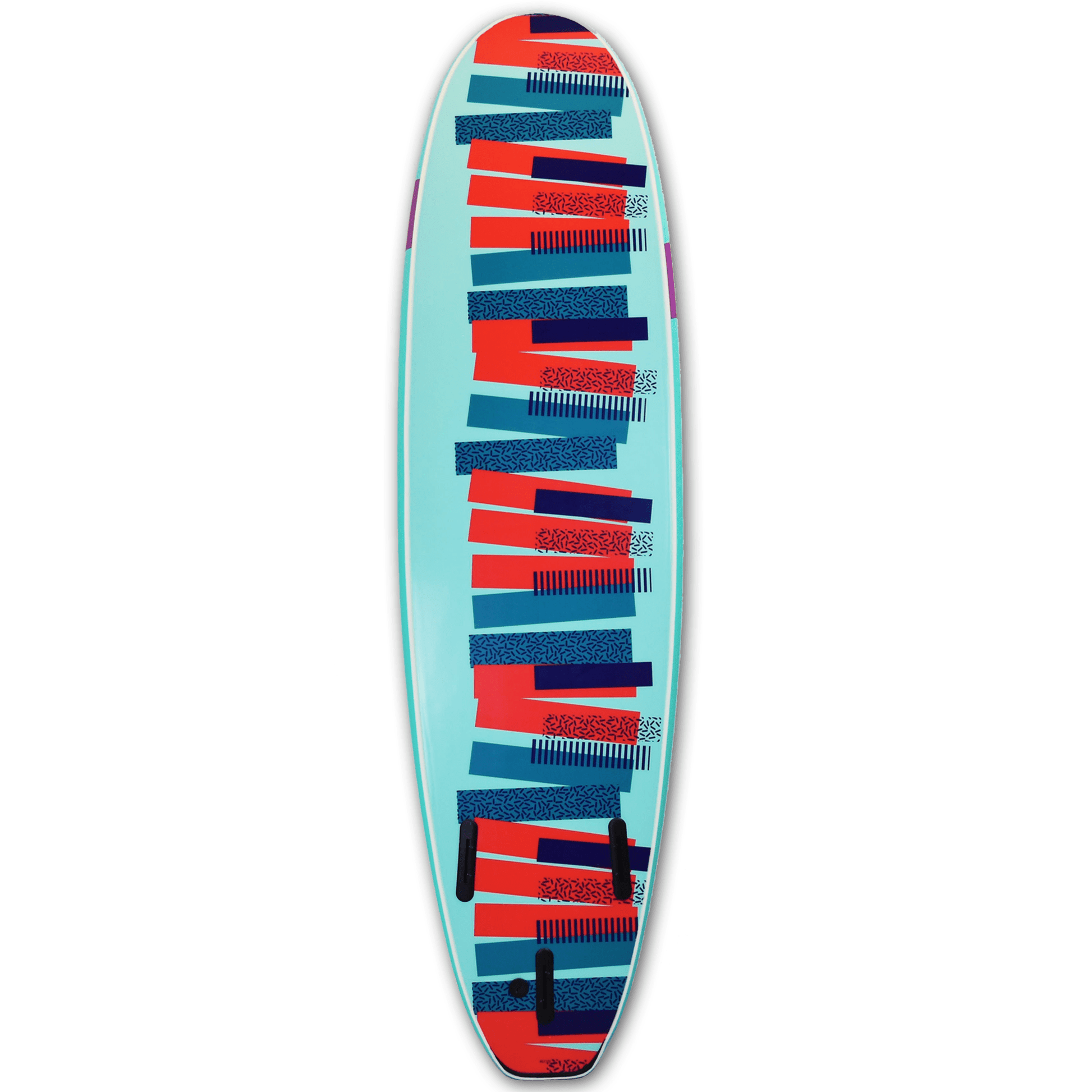 Mobyk 7'0 Classic Long Softboard - Turquoise S2AS