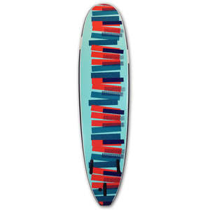 Mobyk 7'6 Classic Long Softboard - Midnight Blue S2AS