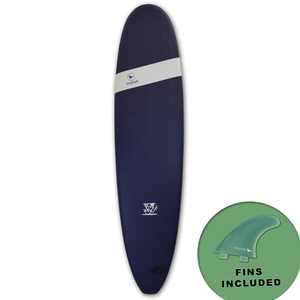 Mobyk 7'6 Classic Long Softboard - Midnight Blue S2AS
