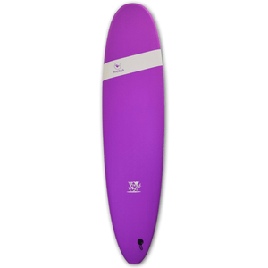 Mobyk 7'6 Classic Long Softboard - Violet Jade S2AS