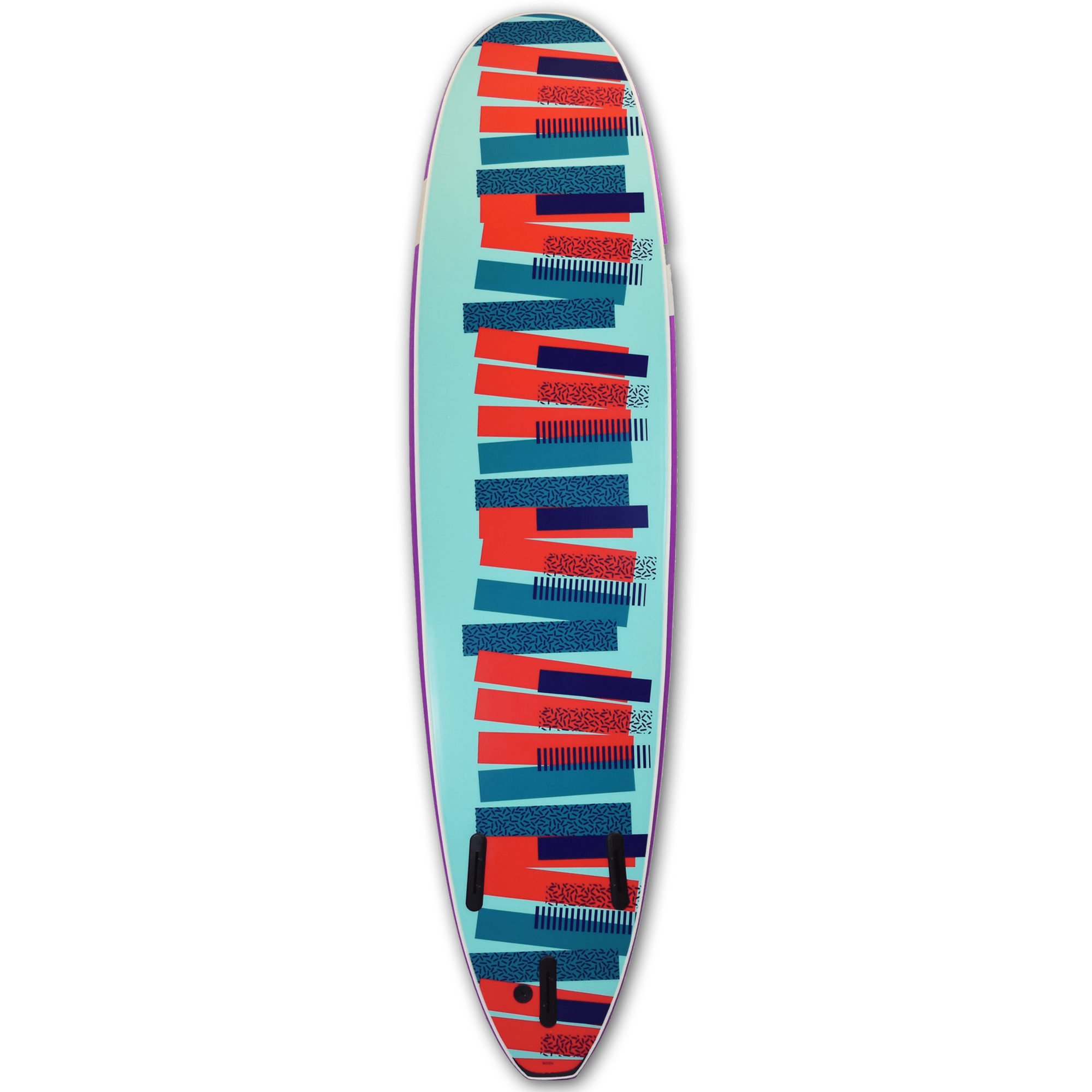 Mobyk 7'6 Classic Long Softboard - Violet Jade S2AS