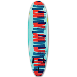 Mobyk Classic Long Softboard - Blue Curacao S2AS