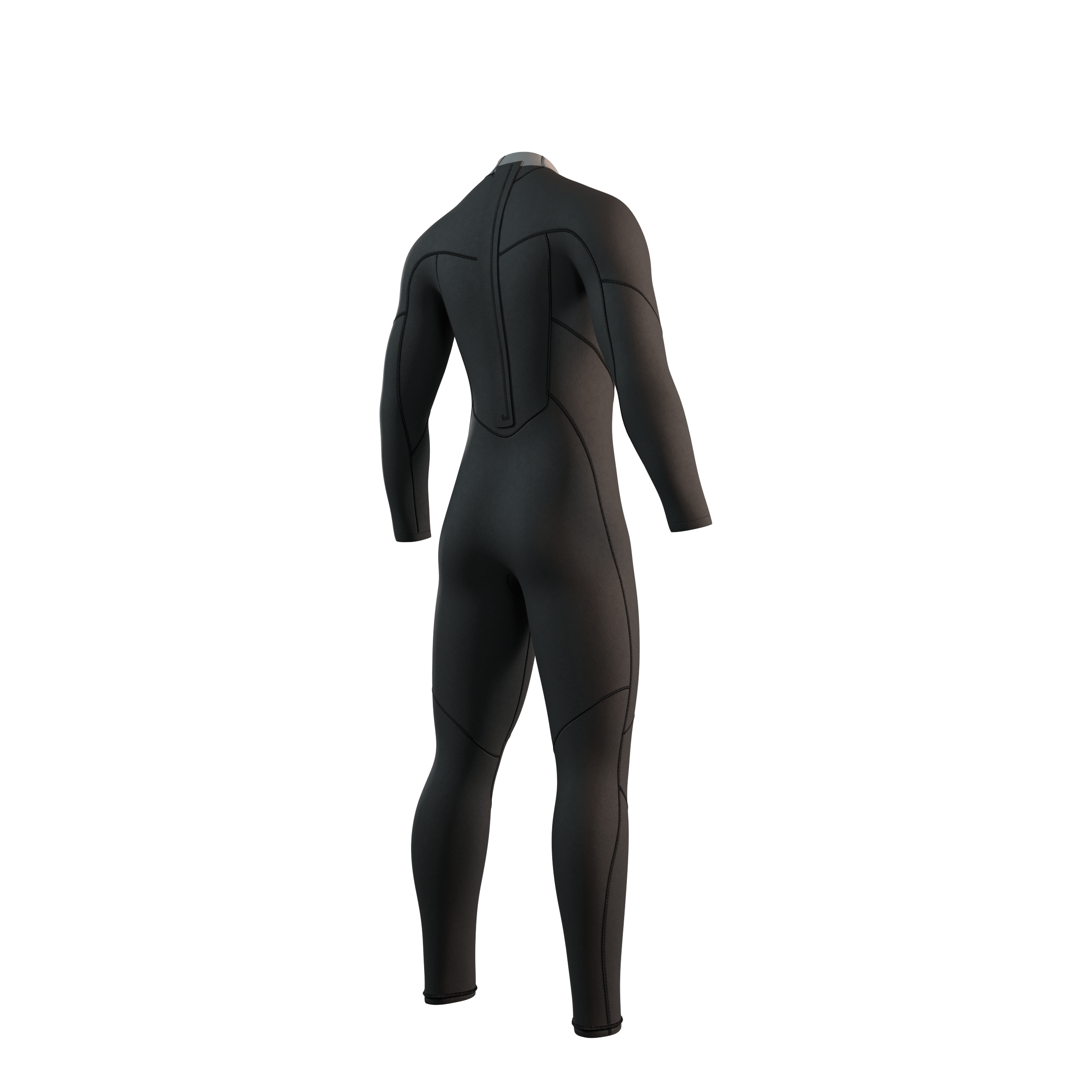 Mystic Brand Fullsuit 3/2mm BackZip Flatlock - Black - 2026 Mystic