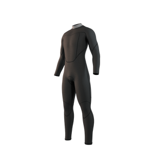 Mystic Brand Fullsuit 3/2mm BackZip Flatlock - Black - 2026 Mystic