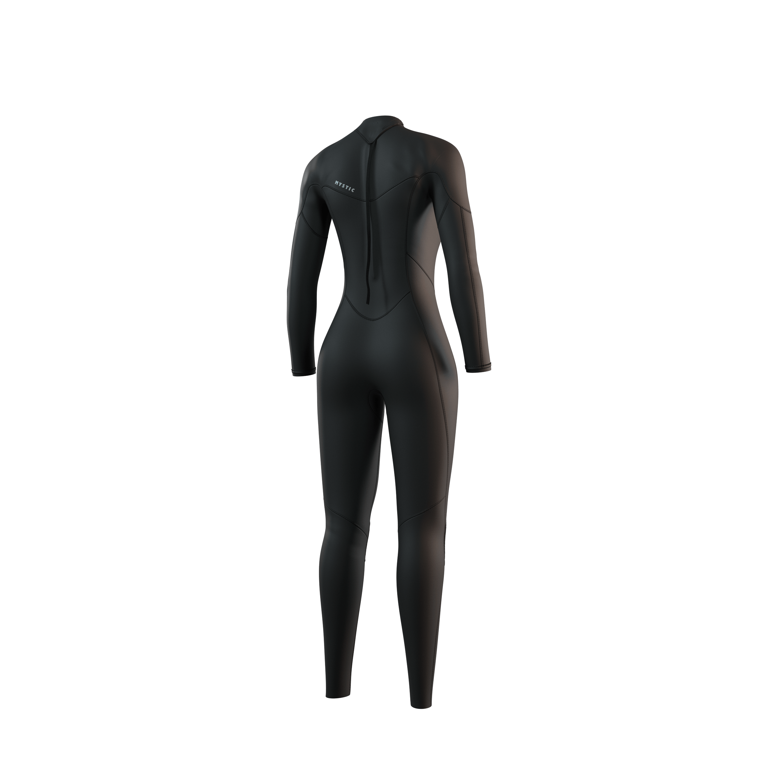 Mystic Brand Fullsuit 3/2mm BackZip Flatlock Women - Black - 2026 Mystic