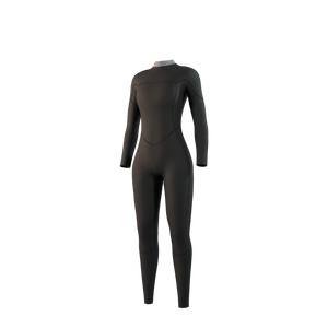 Mystic Brand Fullsuit 3/2mm BackZip Flatlock Women - Black - 2026 Mystic