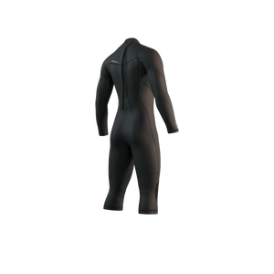 Mystic Brand Longarm Shortleg 3/2mm BackZip Flatlock - Black - 2026 Mystic