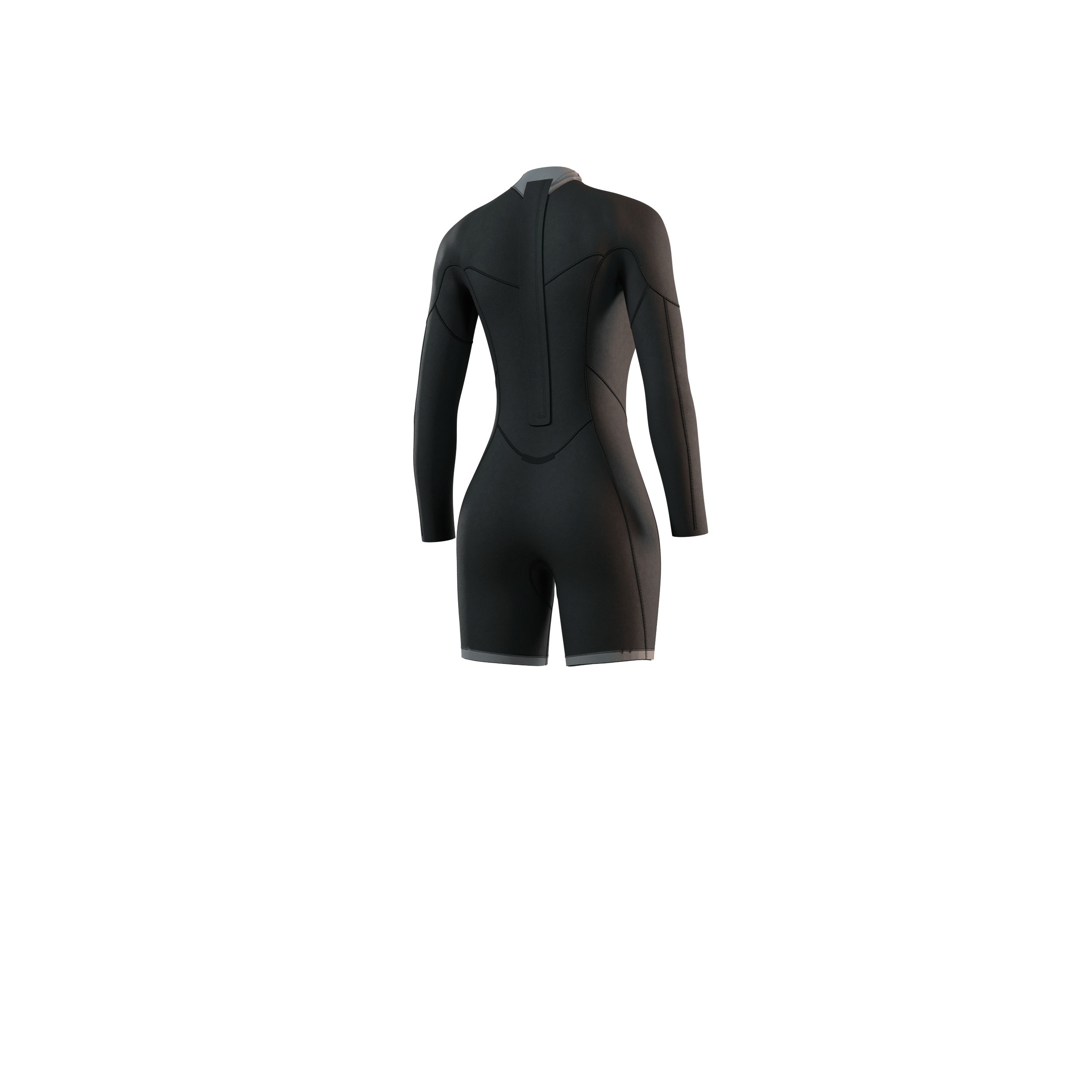 Mystic Brand Longarm Shorty 3/2mm BackZip Flatlock Women - Black - 2026 Mystic