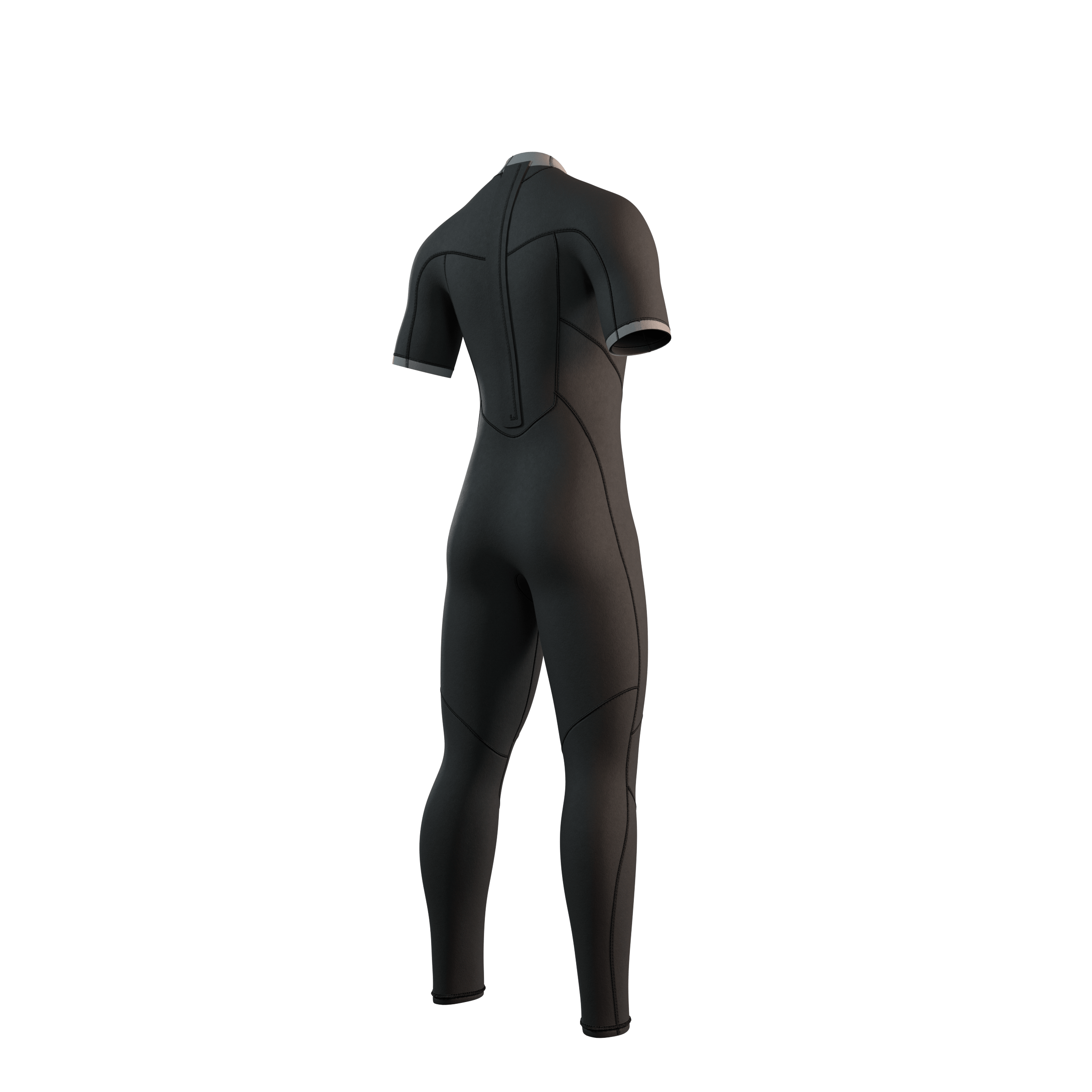 Mystic Brand Shortarm 3/2mm BackZip Flatlock - Black - 2026 Mystic