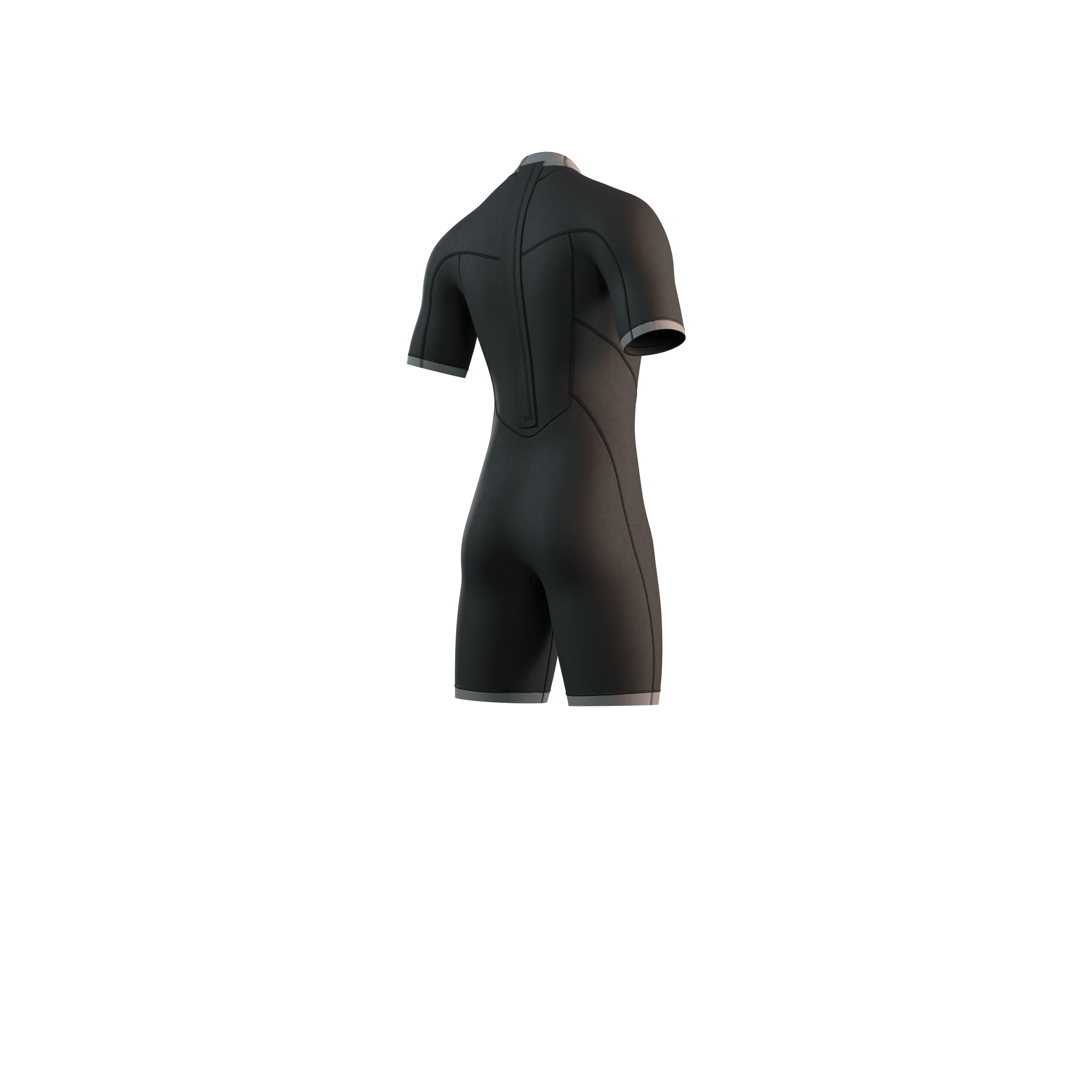 Mystic Brand Shorty 3/2mm BackZip Flatlock - Black - 2026 Mystic