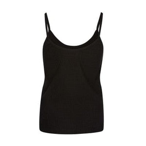 Mystic Classic Rib Singlet (Black) S2AS