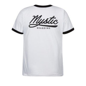 Mystic Classic Ringer Tee Women (White) S2AS