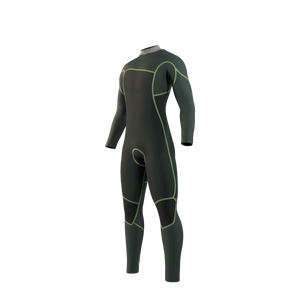 Mystic Evolve Fullsuit 3/2mm FrontZip Men - NATURAL FOAM - Black - 2026 Mystic