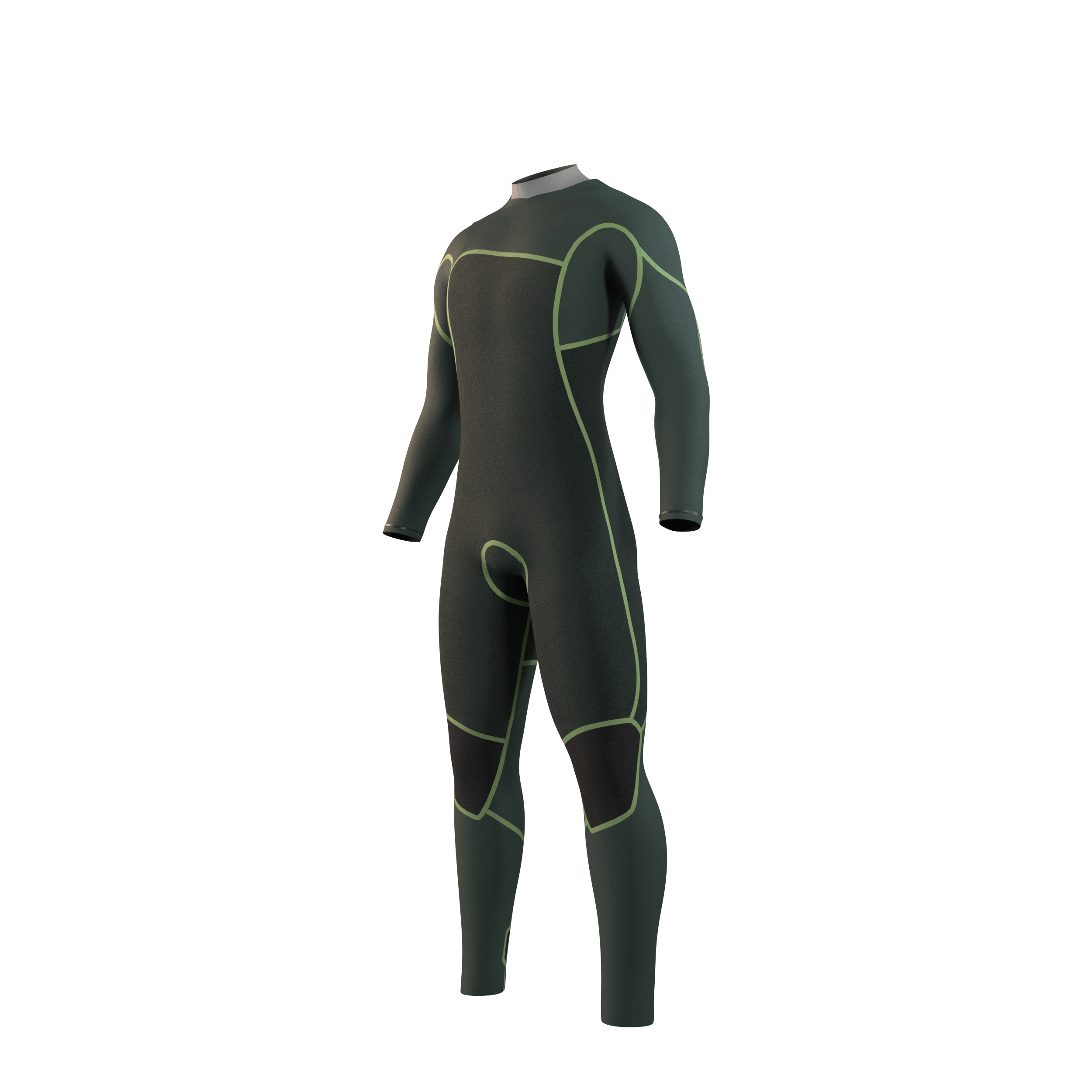 Mystic Evolve Fullsuit 3/2mm FrontZip Men - NATURAL FOAM - Black - 2026 Mystic