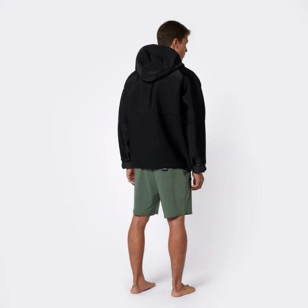 Mystic Fury Neoprene Hoodie 3/2mm Black S2AS