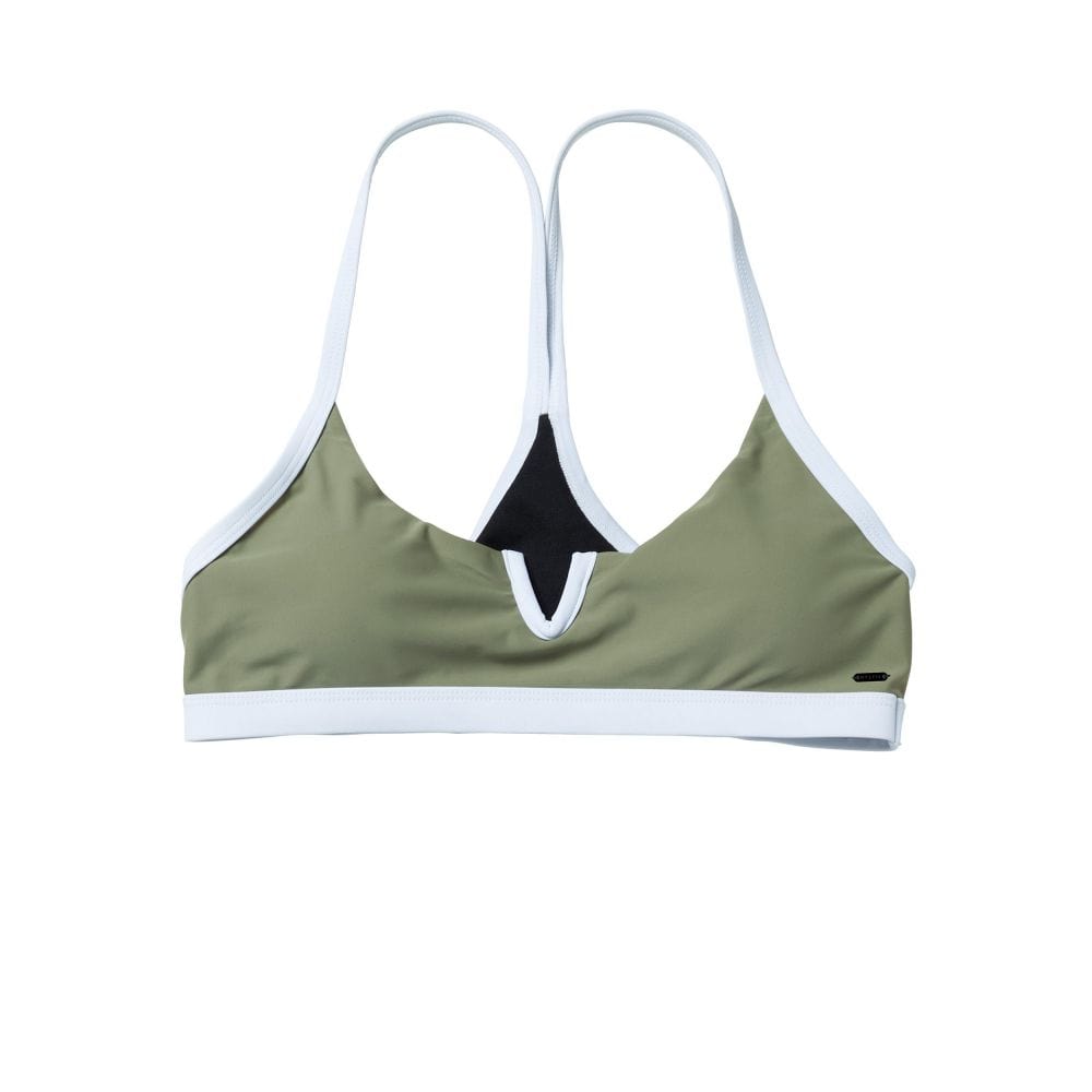 Mystic Jalou Bikini Top (Olive Green) S2AS