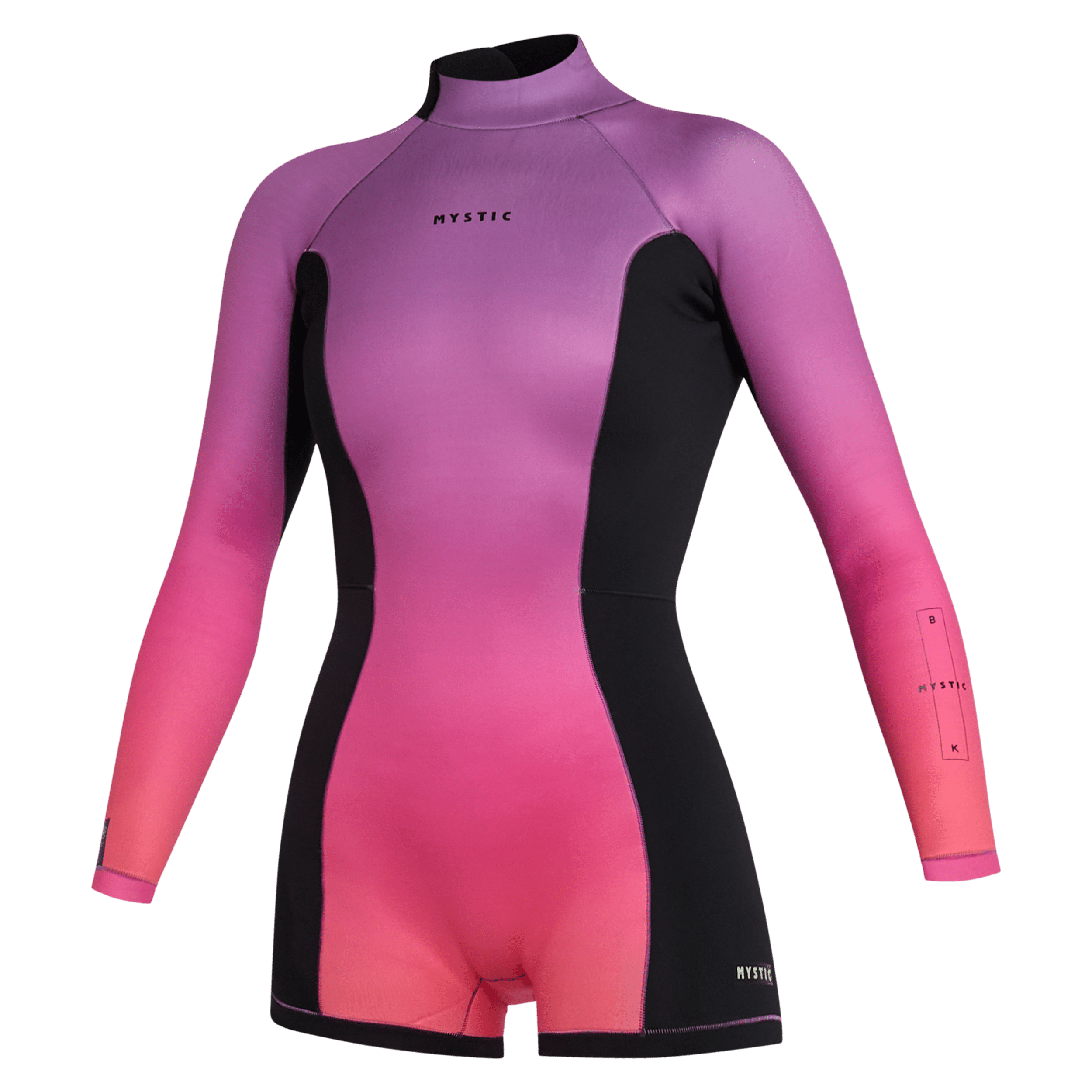 Mystic Lunar BK Longarm Shorty 2/2mm Bzip Women - Coral - 2026 Mystic