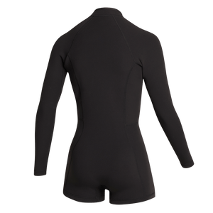 Mystic Lunar Longarm Shorty 2/2mm Fzip Women - 2026 - Black Mystic
